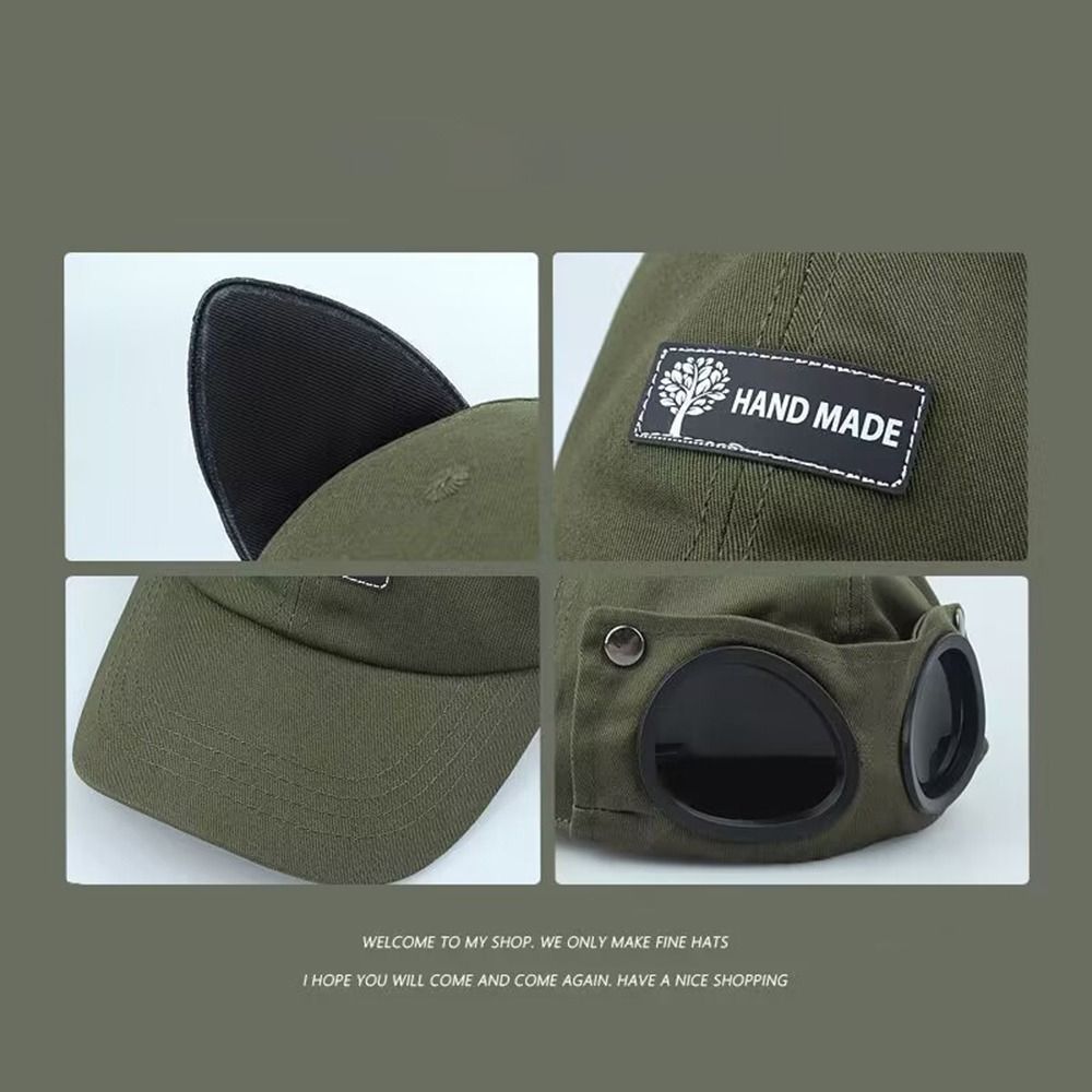 With Sunglasses Design Sunscreen Hats Quick Dry Snapback Caps Fashion Golf Dad Hat Men Women