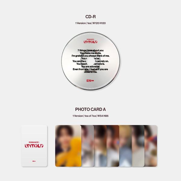 ENHYPEN РОМАНТИКА : НЕИЗВЕСТНО (ЭНГЕН Вер.) [Случайная версия]