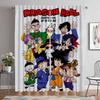 Dragon Shades Home Interior Curtains 2 Pieces Elegant Room Curtains for Camera Window Curtain Halloween Decoration Partition