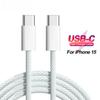 PD 60W USB C Fast Charger Cable For iPhone 15 Pro Max Samsung S24 Ultra Weaving Charging Data Line Accessories