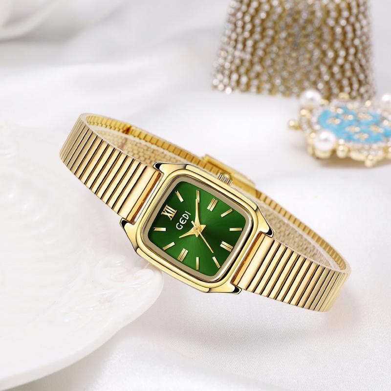 Medieval High-Value Women'S Watch Niche High-End Quartz Watch Women'S Simple Waterproof Steel Belt Watch