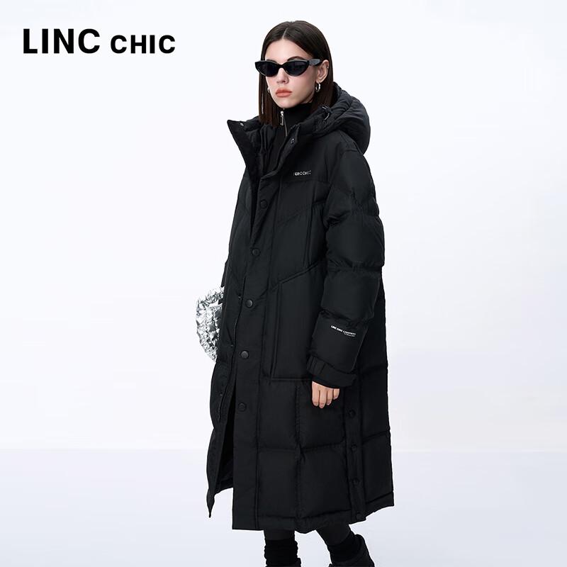 Jin Yujie Unisex Hooded Long Puffer Down Jacket