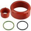 4PCS Turbo & Breather Intake Seal Kit & Black Green O Rings For Mercedes OM642 A0179973545 A0149976445 A6420940080