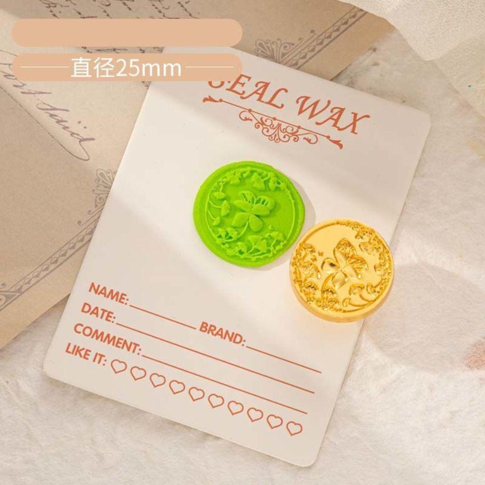 European-style Retro Sealing Wax Stamp Head Snowflake Wax Seal Stamp Polyshaped Head Stamp