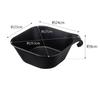 Yamazaki Magnetic Hanging Bath Tower 5379 (Yamazaki Industries) & Basin, Black,