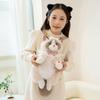 Super Realistic Simulated Puppet Cat Backpack Cute Animals Plush Bag  Boys Girls