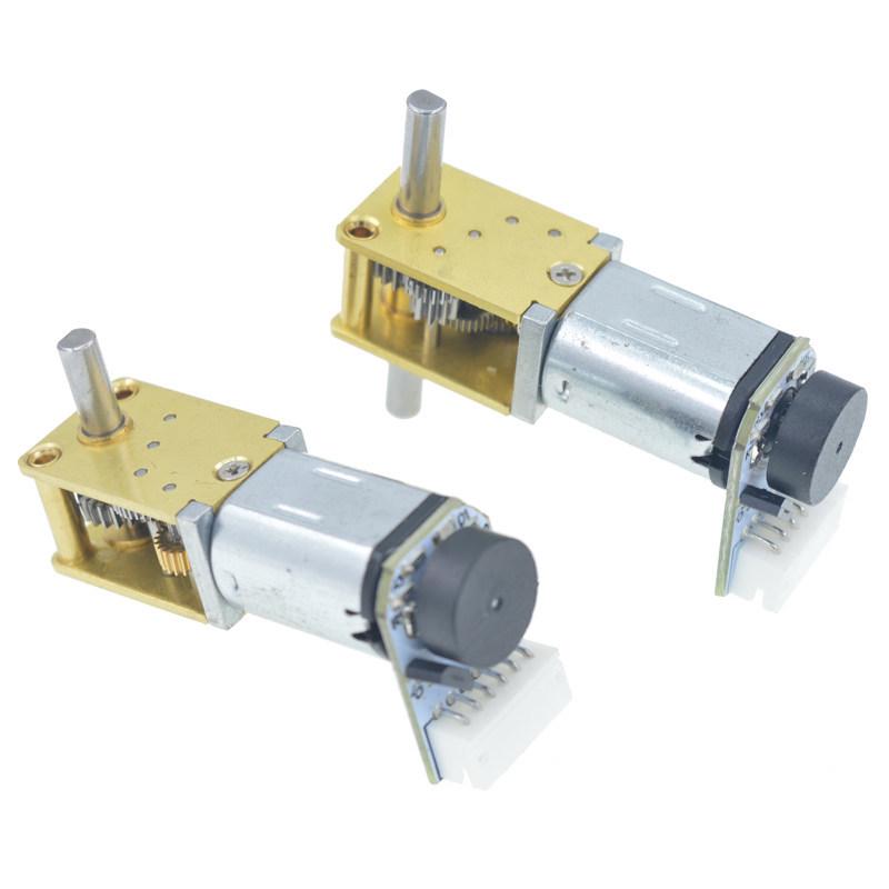 Worm Gear Reducer Motor 1218-N20: Miniature Low-Speed DC Encoder Motor 3V/6V/12V