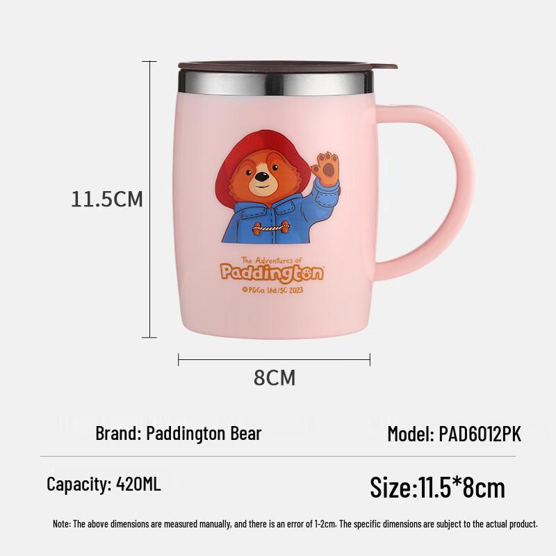 Paddington Bear Insulated Stainless Steel Mug with Handle