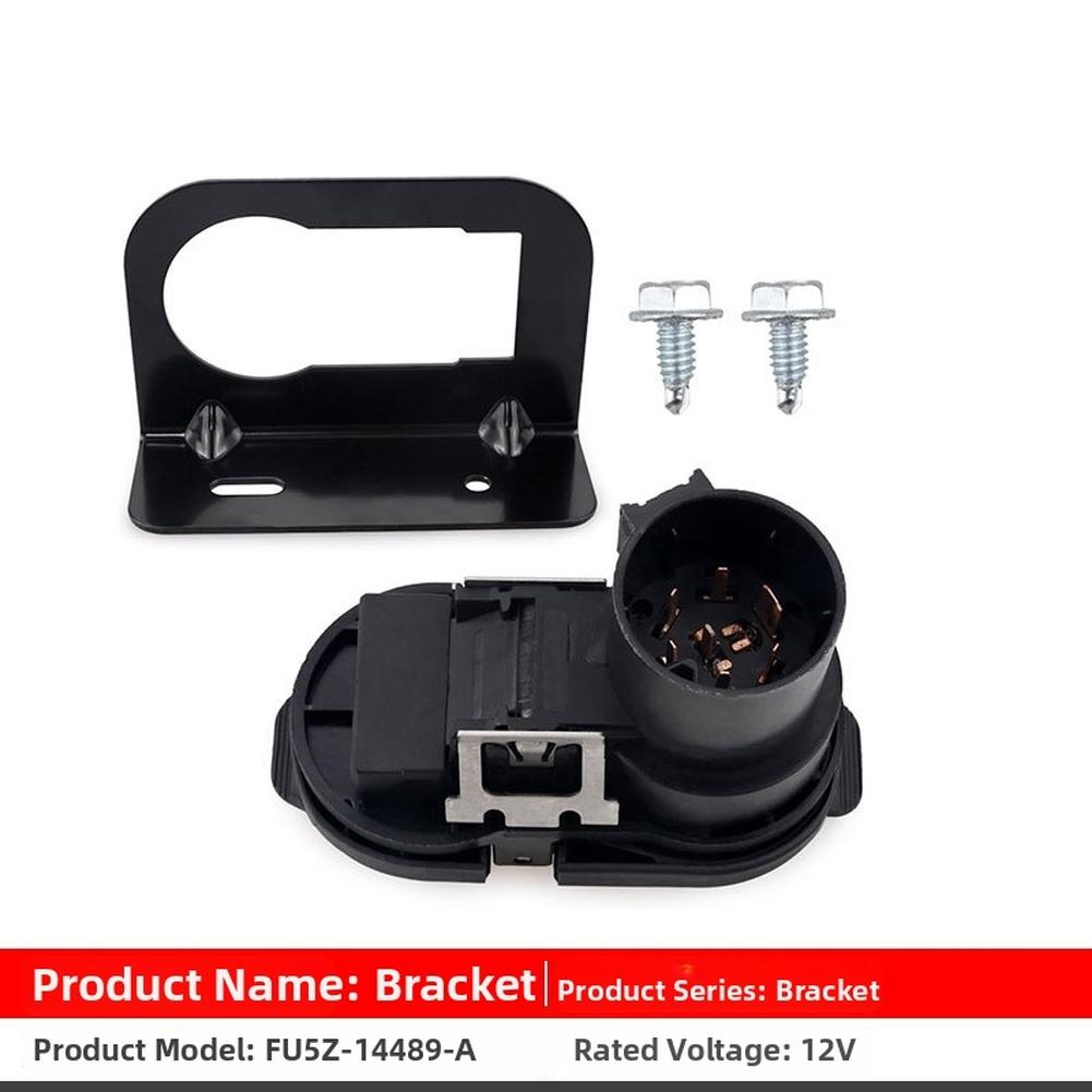 Rear Bumper Trailer Hitch Connector Adapter Socket FU5Z-14489-A 76 Inch For Ram 1500 2500 3500 For Ford F-150 F-250 F-350