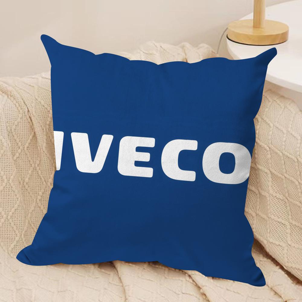 Classic IIVECO Cushion Cover Short plush Doublesided Print Square Throw Pillow Covers Sofa Home Cushion Decor