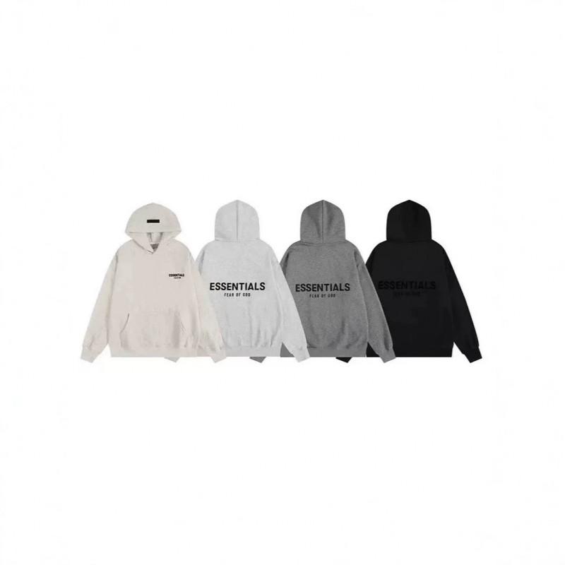 Essentials Unisex Hooded Sweatshirt Set Casual Oversized Cotton Pullover Fall