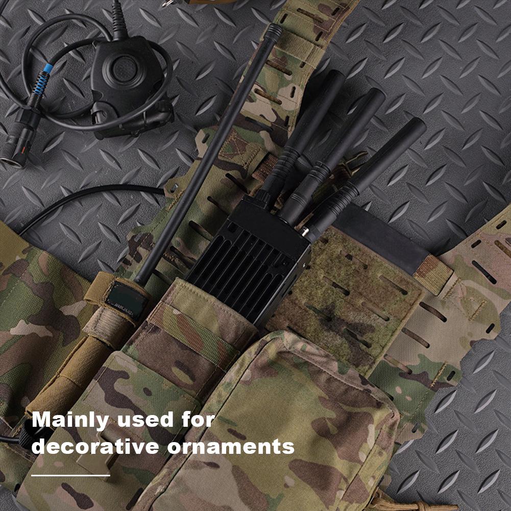 2-1 шт. MPU5 Муляж тактической радиостанции Модель MPU5 Муляж радиостанции Модель Сделай сам Чехол-герметик для рации Радиостанция Рация Чехол-герметик