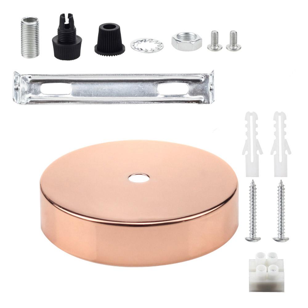 Подвесной светильник, круглый потолочный поднос, настенный светильник, металлическое основание светодиодного корпуса, комплект подноса с прямым краем, держатель для подвесной лампы, аксессуары