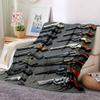 Gun Control Flannel Blanket Throw Blanket Soft Warm Sofa Bed Camping Car home Decor Unique Christmas Gift C9301475