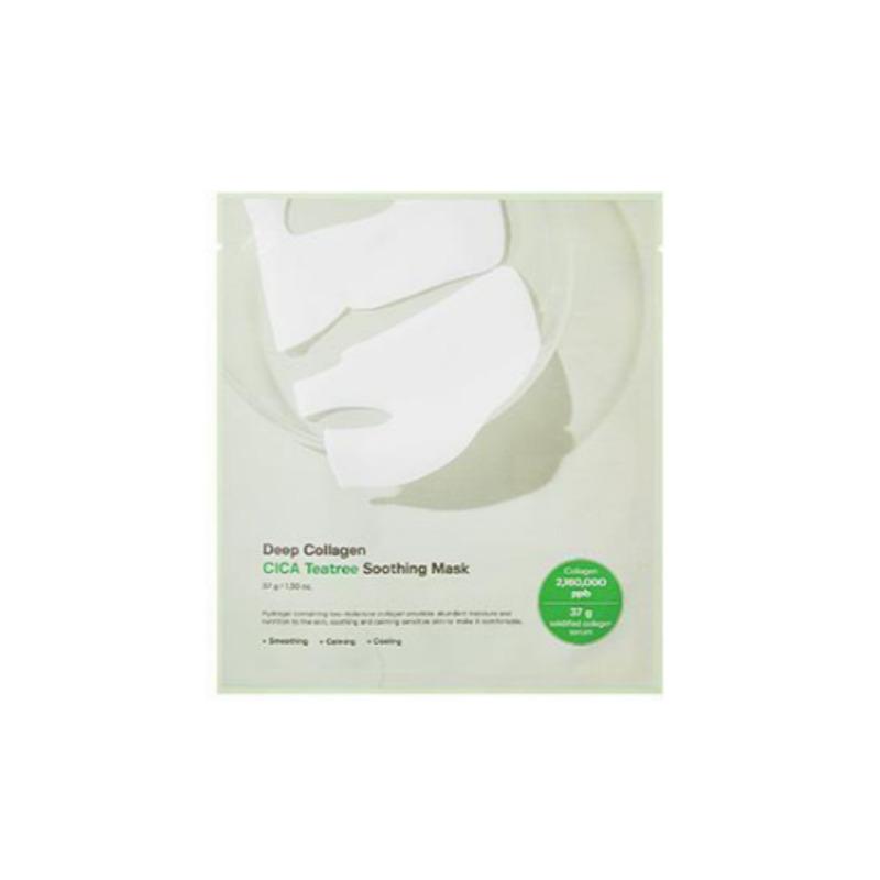 Sungbin Editor 4 листа Успокаивающая маска Cica Чайное дерево