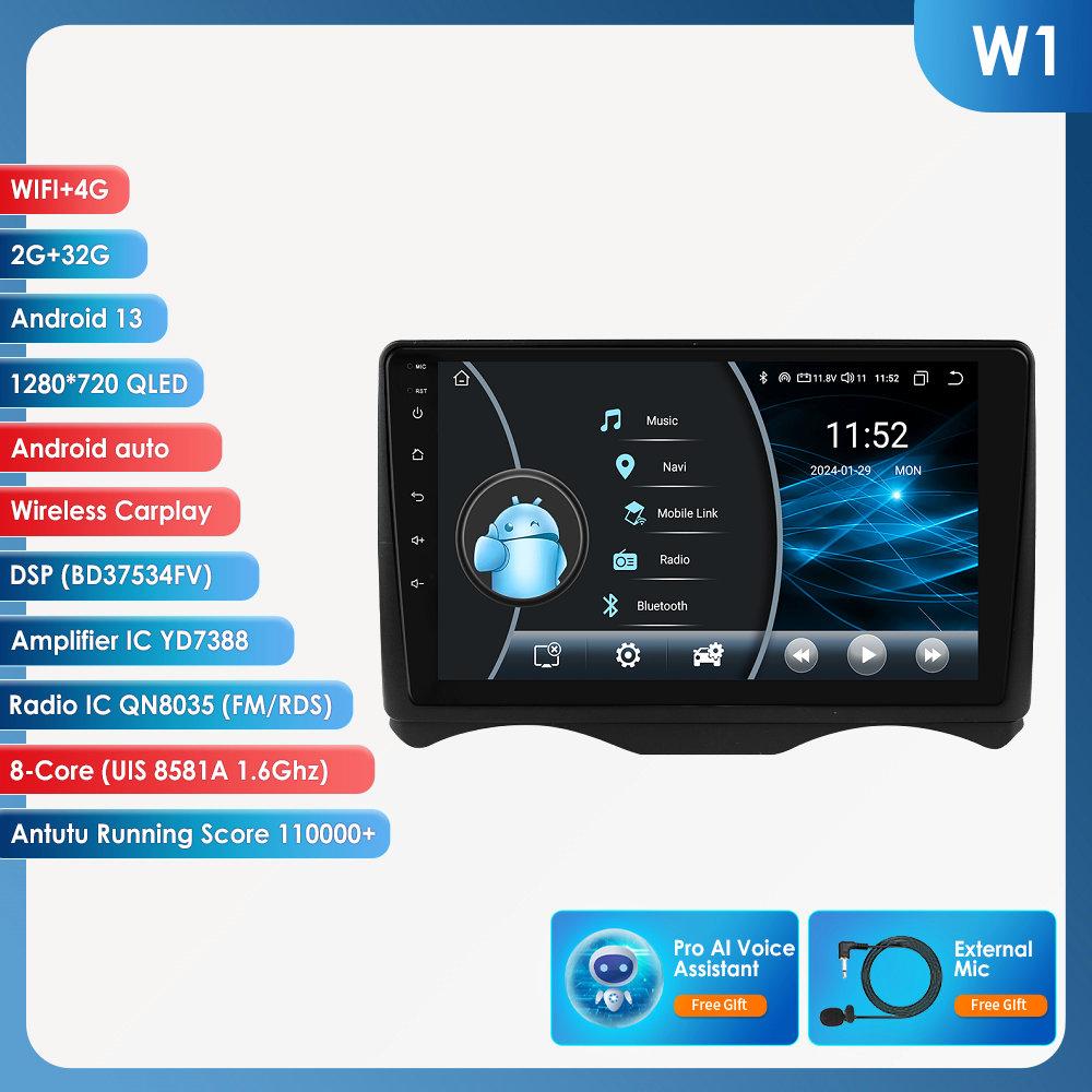 OSSURET Carplay 4G 2Din Android 13 автомобильное радио для Citroen C2 2002 - 2006 Citroen C3 мультимедийный видеоплеер интеллектуальный экран GPS DSP WIFI Авторадио