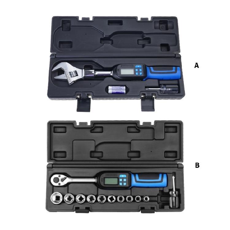 Digital Torque Spanner Tool With Replaceable Heads Ratchet Mechanism And Customizable Torque Settings 4 Measurement Unit