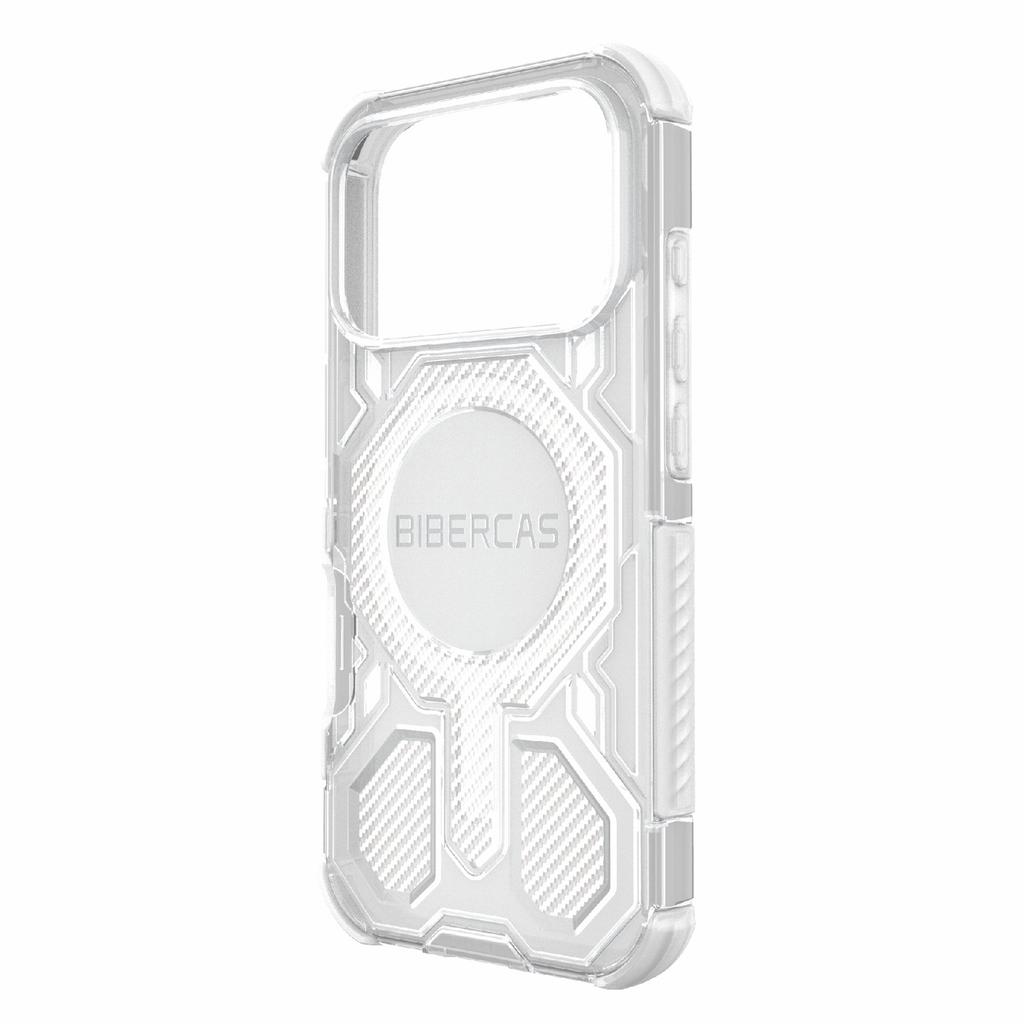 BIBERCAS J-16 Transparent Series For iPhone 17 Pro Case Compatible with MagSafe TPU+PC Phone Cover