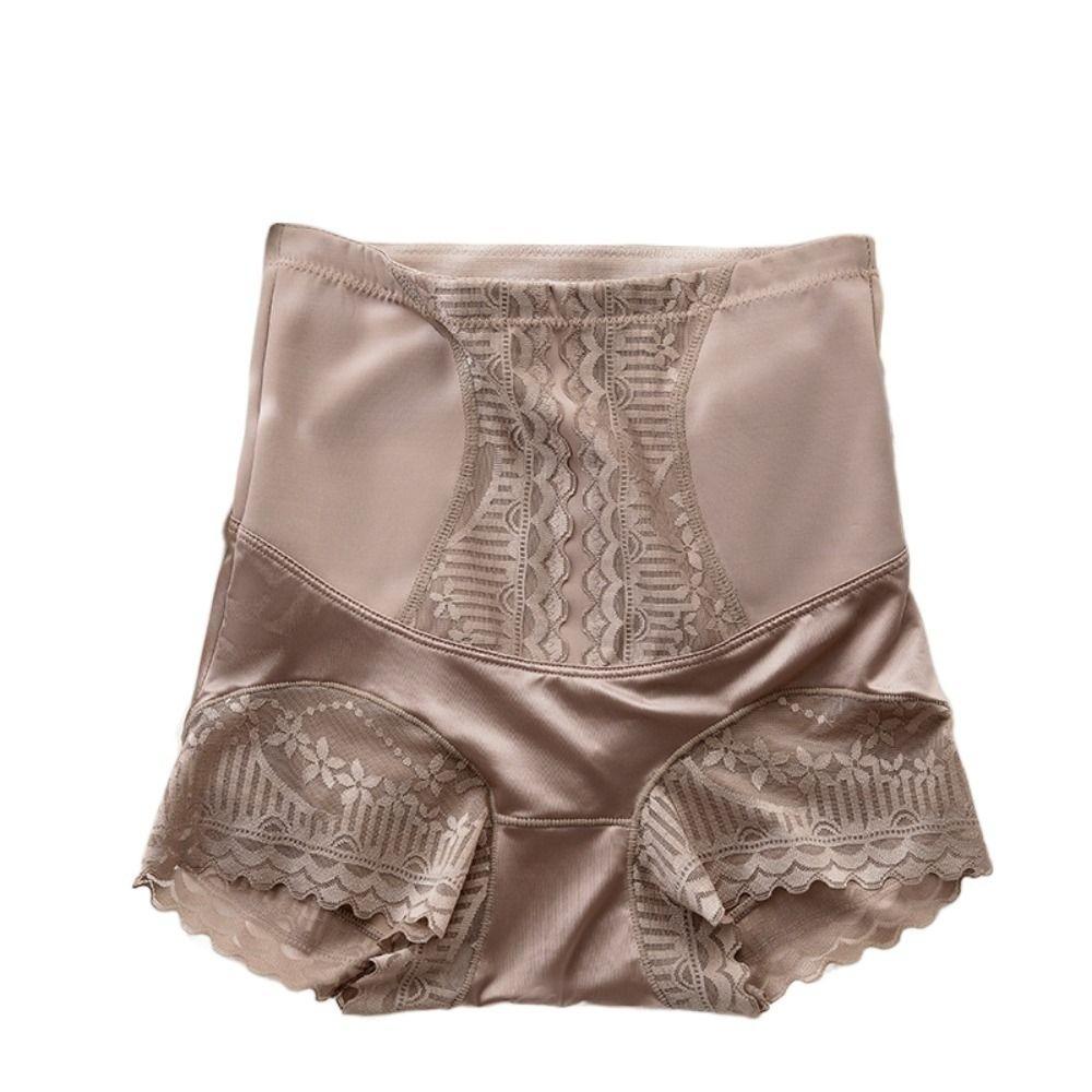 Ice Slik Tummy Control Underwear Lace Flower Body Shaping Underpants Slimming Shapewear  Women