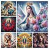 DIY Diamond Painting The Virgin Mary Cross Stitch Kit Mosaic Art Diamond Painting Full Circle/Square Diamond Home Decoration