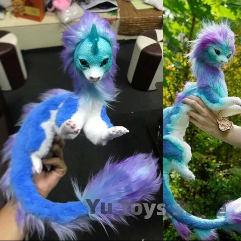 50cm Sisu Dragon Plush Toy Raya And The Last Dragon Plushie Dolls Elf Stuffed Animal Kawaii Soft Decor Children Birthday Gifts