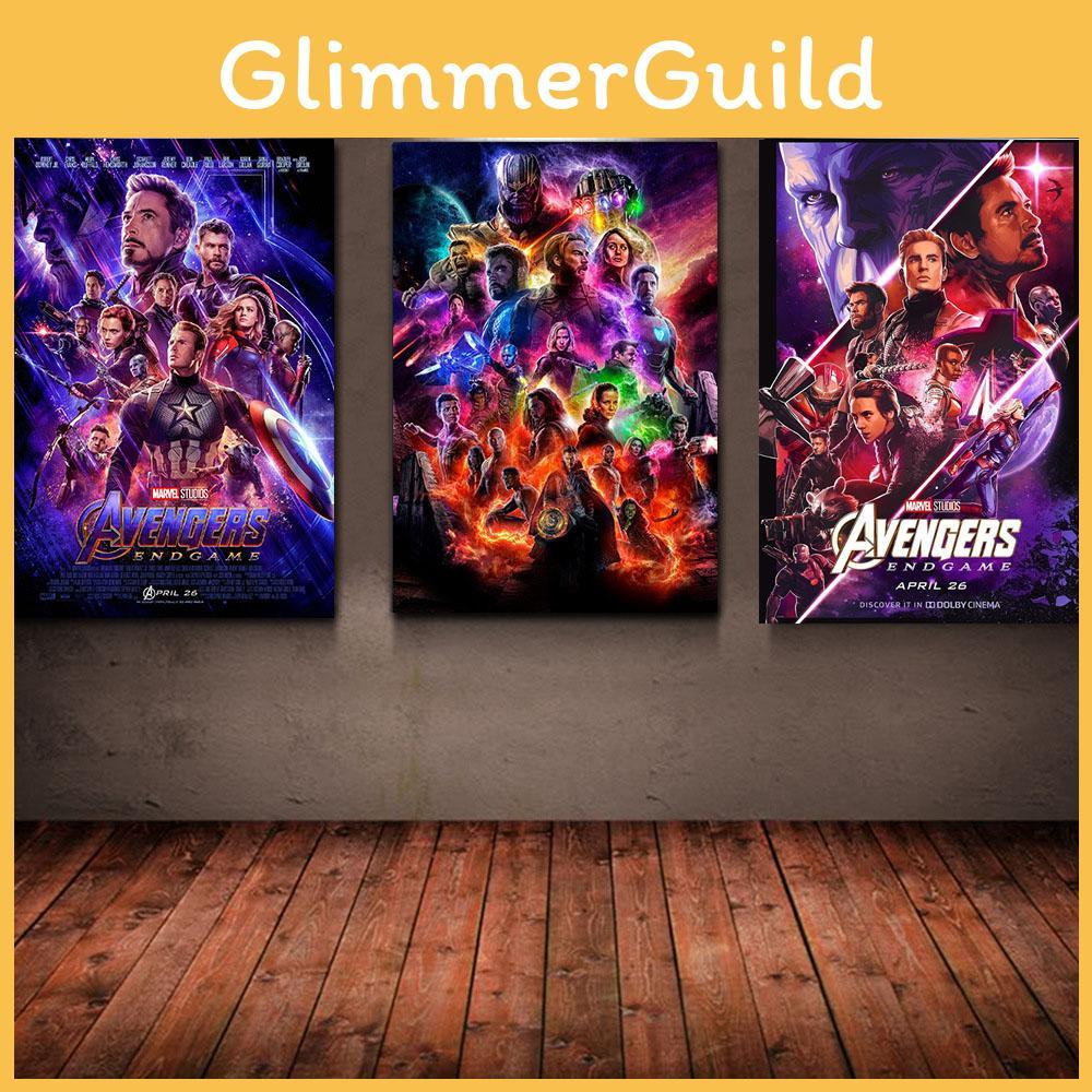 Высокое разрешение Мстители 4 Финал Тони Старк 24x36" Арт-принт Постер