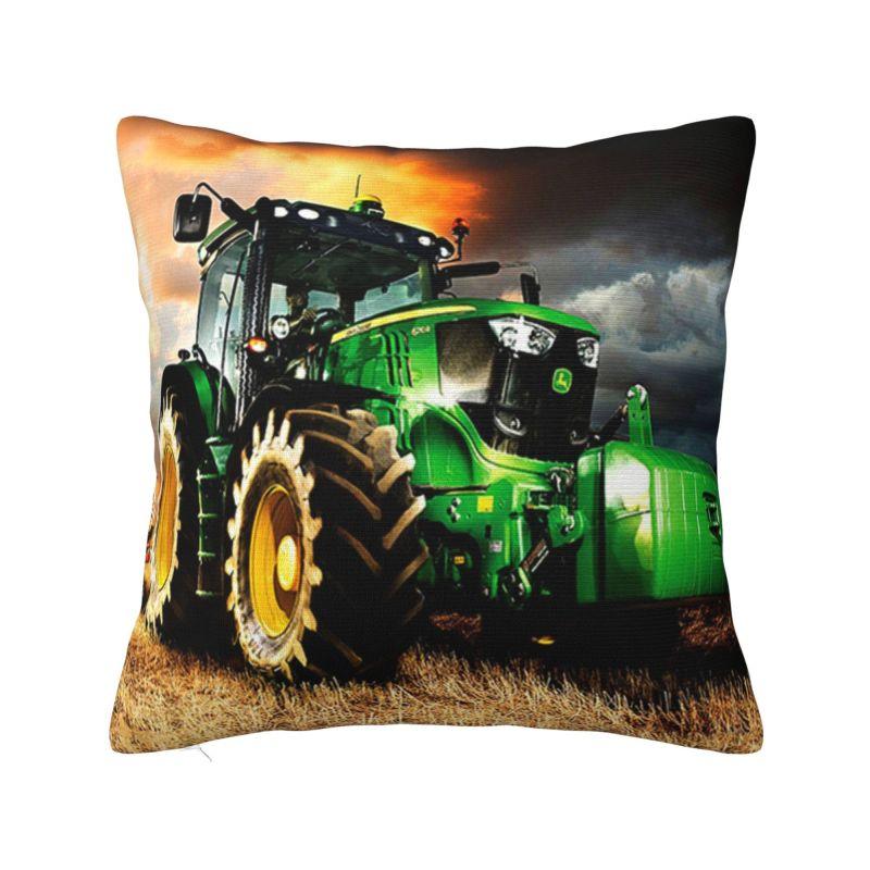 Наволочка для трактора Домашняя декоративная Каваий Подушка для стула Квадратная наволочка