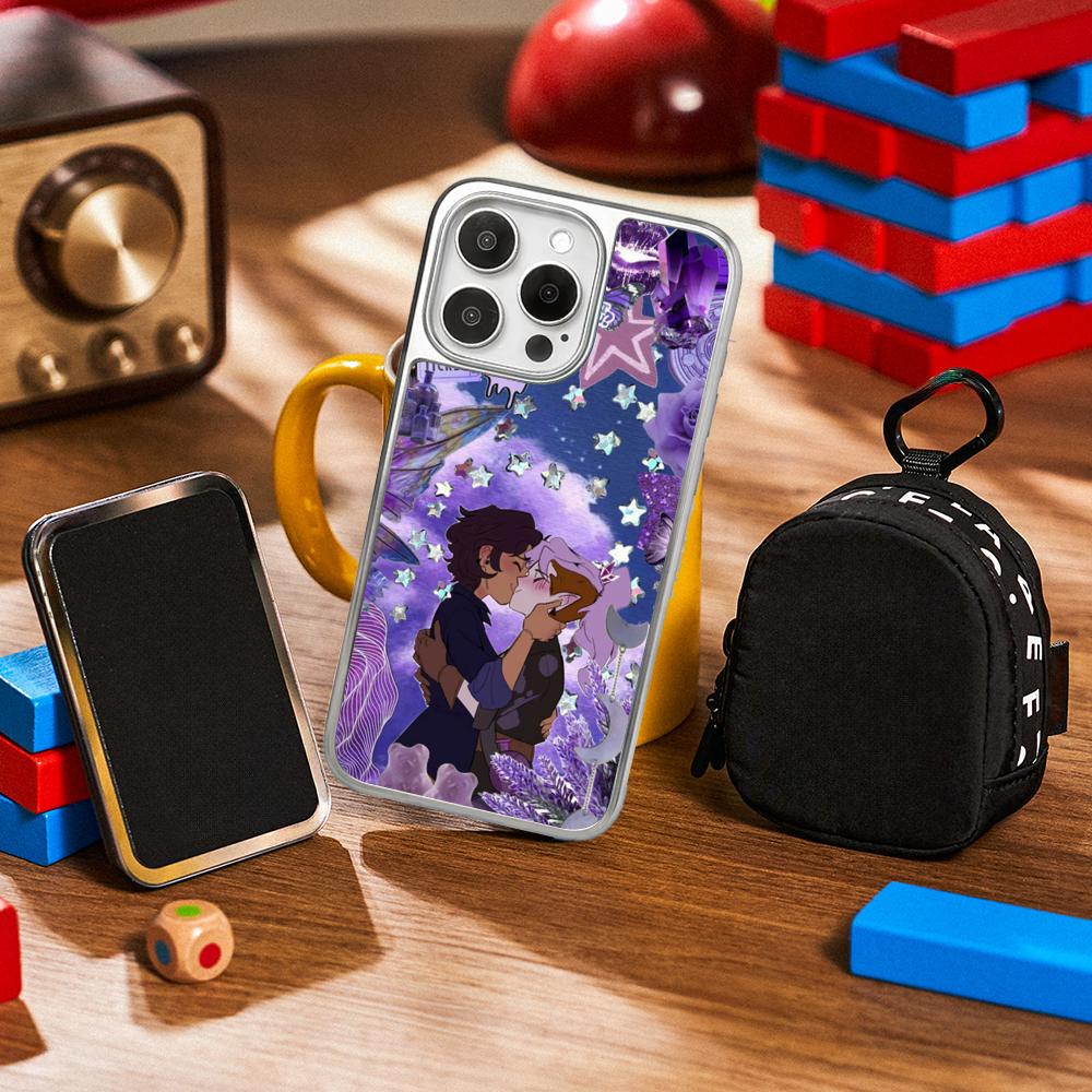 Super Hot The Owl Houses cartoon Phone Case for iPhone 16 15 14 13 12 11 Pro Max Sheepskin Silver-edged protective case