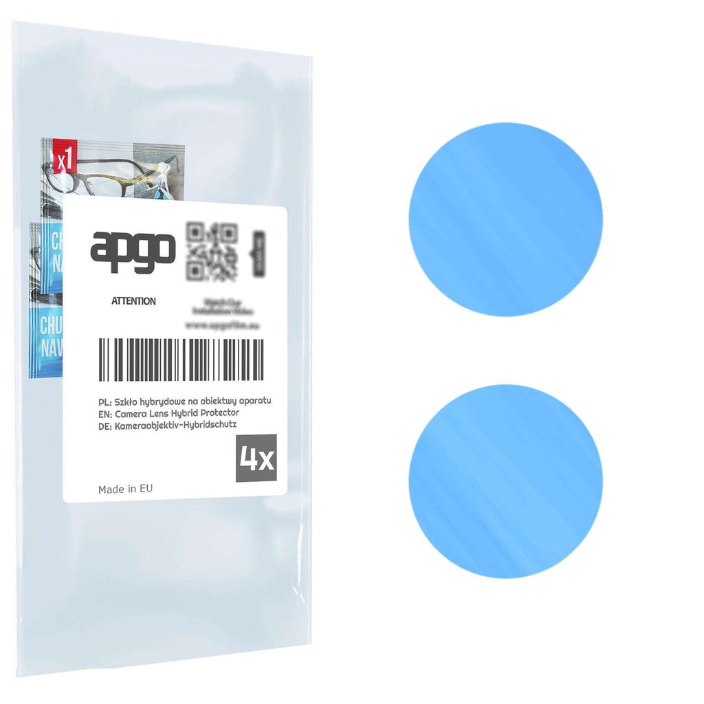 apgo 4x Lens Protector Camera Protective Hybrid Glass for Vivo Y52 2022, Camera Protection, 9H Camera Lens Camera Lens Protector