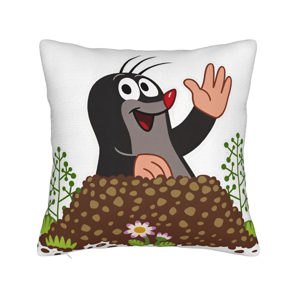 The Little Mole Krtek Pillow Cover Cute Funny Pillow Case For Living Room Sofa Custom Pillowcases Gift