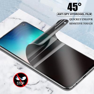 Для iPhone 17 16 15 11 12 13 14 Pro Max 13 12 Mini Air XS XR 6 6s 7 8 Plus Se 2020 3D Полное покрытие Анти-шпионская Мягкая Гидрогелевая Пленка Защитная Пленка для Приватности
