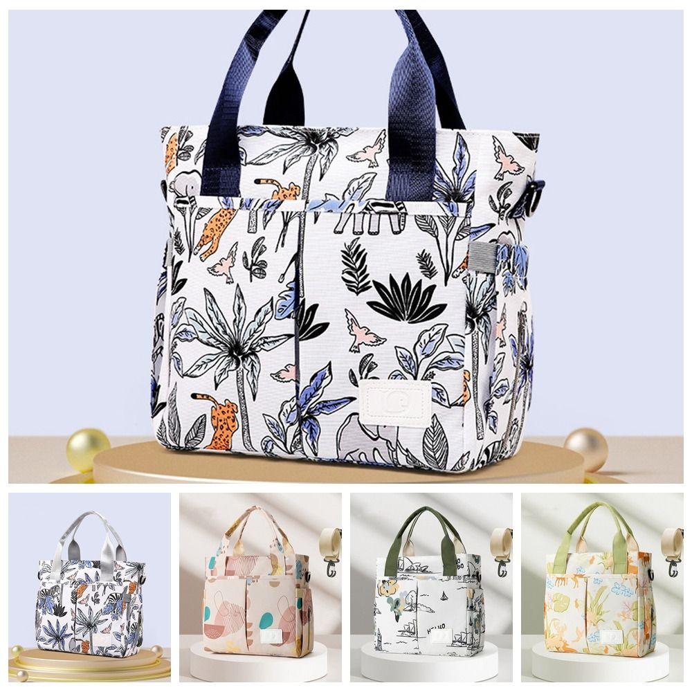 Waterproof Baby Diaper Bag Printing Baby Care Bag Food Hand Bag Mommy Handbag  Outdoor