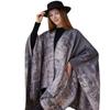 Vintage Graffiti Classic Warm Office Air Conditioner Shawl Cape Cloak Thickened Scarf