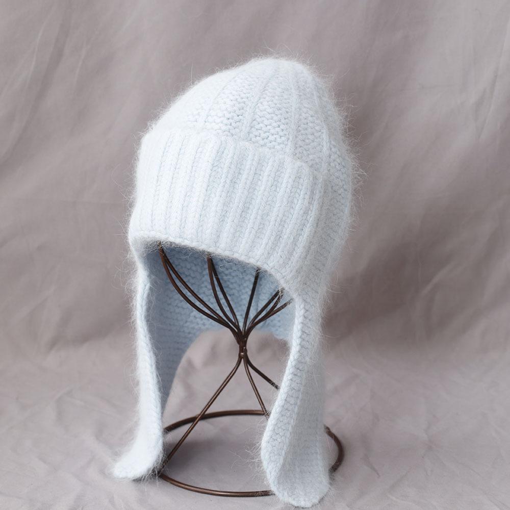 Korean Style Knitted Hat Solid Color Ear Cap Cute Lei Feng Cap Girls