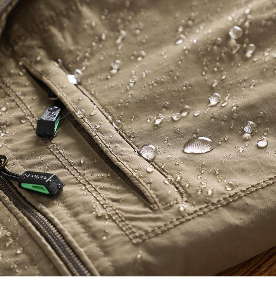 Мужская трехзащитная ветровка с капюшоном: Весна/Осень, Повседневный свободный крой, Куртка для катания на лыжах на открытом воздухе