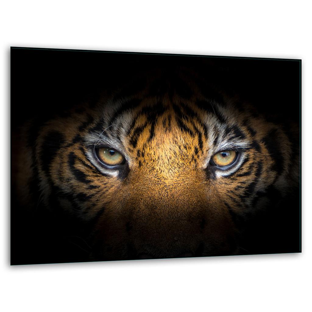 GLASS CUTTING BOARD STAND 40x30 TIGER