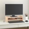 VidaXL Monitor Stand 50x27x15 Cm Solid Pine Wood 814019