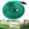 Flexible Garden Hose Flat Spray Garden Hose Water-saving Sprinkler Hose Water Dripping Hose for Lawns Gardens Flowers Beds