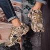 Модные мужские камуфляжные походные кроссовки с нескользящей подошвой для походов на открытом воздухе, удобные износостойкие скальные туфли для мужчин