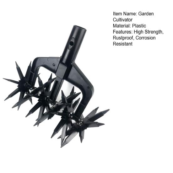 Роторный культиватор, ручной садовый культиватор с зубьями, портативный рыхлитель почвы, универсальный садовый культиватор, роторный культиватор
