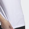 Adidas Футболка с круглым вырезом и принтом букв, облегающая, прямая, с коротким рукавом, женские топы, белые H52233