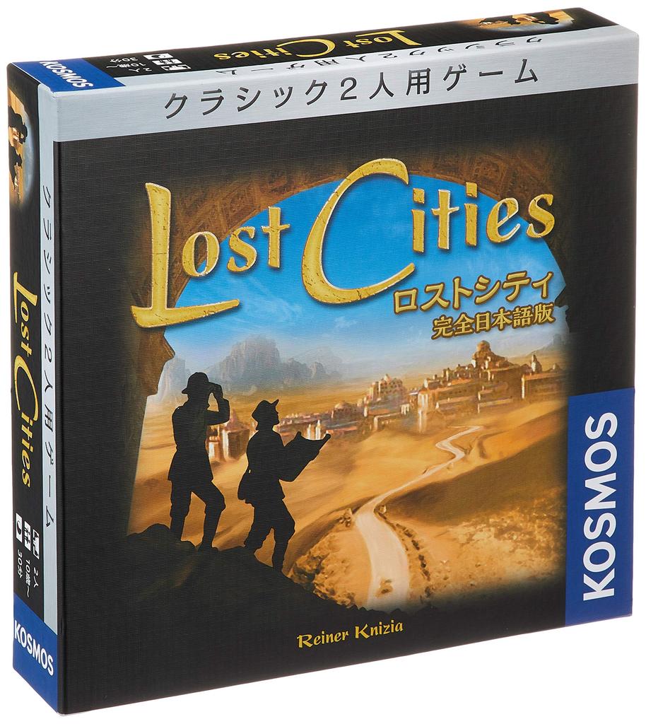 Kosaic Lost Cities Complete Japanese Version 30 for Ages 10 and Board Game (Lost Cities) (2 Players, Minutes, Up)