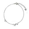 925 Sterling Silver Link Chain Zircon Butterfly Charm Bracelet for Women Girls Party Jewelry Pulseras Mujer Sl190