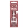 OPI, On Point, Мгновенный пресс-он маникюр, Короткая длина, Tickle My France-Y, Набор из 27 штук