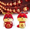 The Year Of Snake Mascot Lucky Bag Plush Toy Stuffed Doll Decoration Kids Gift