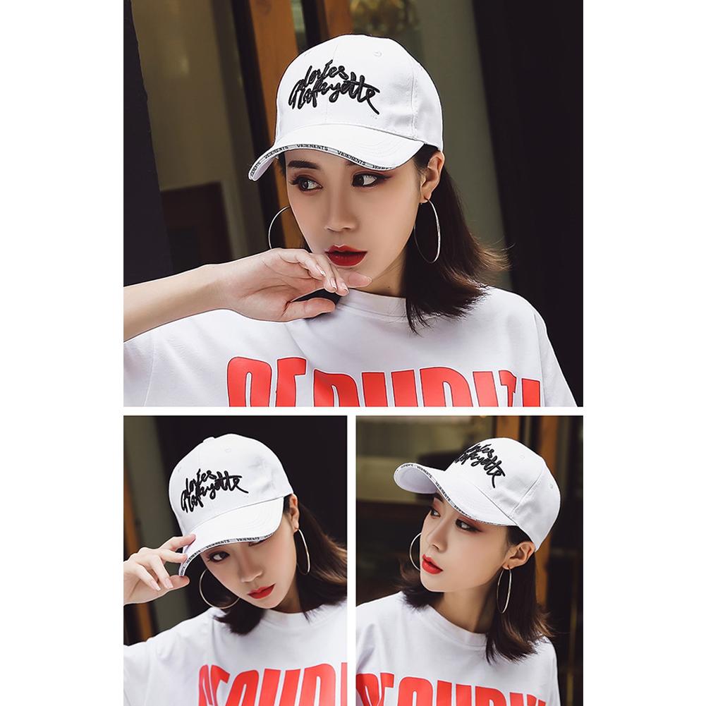 Men Women Baseball Cap All-matching Cotton Sun Hat for Outdoor Sports