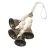 Witch Bell Doorknob Hanger Ideal Gifts Decorative Hanging Bell with Wood Beads for Kitchen Doorknob Ornament Home Decor