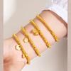 Small Broken Gold, Broken And Stacked Safely, Wearing Bracelets, Women'S High-End Light Luxury Entanglement Bracelets.