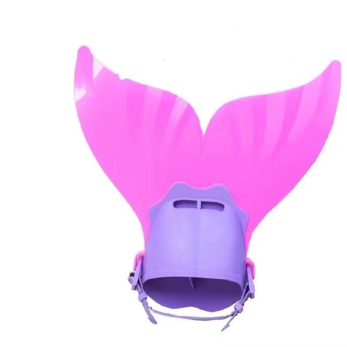 Swimming diving mermaid fins, free-diving, breaststroke, silicone non-slip, professional diving training for adults and children
