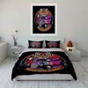 Vintage Purple Hot Rod Design Bedding Duvet Cover Set Duvet Cover Pillowcases  (1*Duvet Cover 2*Pillowcases, without duvet insert)